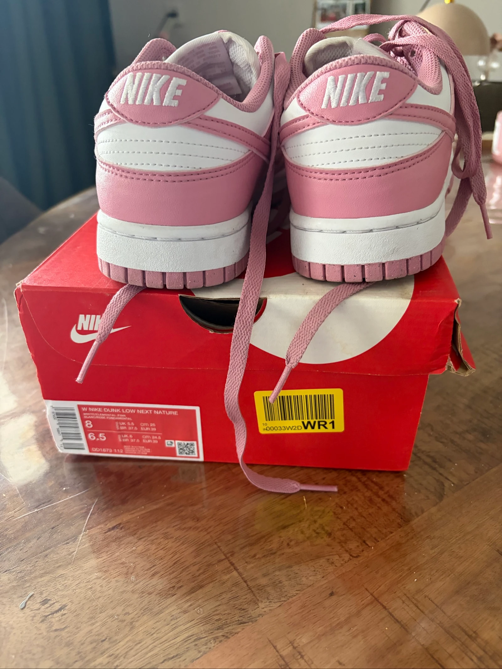 Nike dunk next nature white elemental pink taille 39 – photo 2